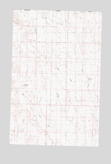 Black Calf Reservoir, MT USGS Topographic Map