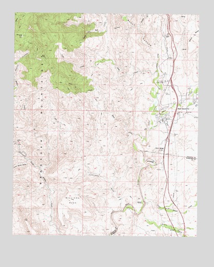 Black Canyon City, AZ USGS Topographic Map