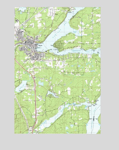Shelton, WA USGS Topographic Map