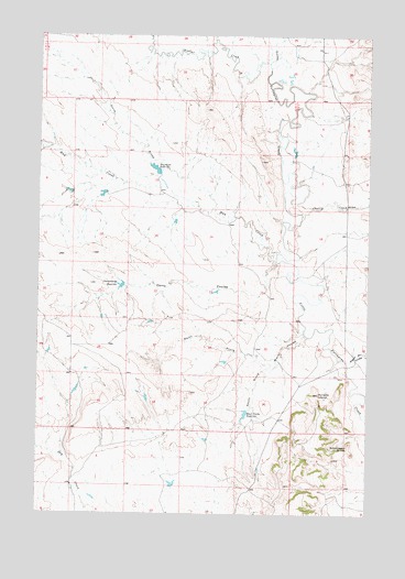 Black Coulee, MT USGS Topographic Map