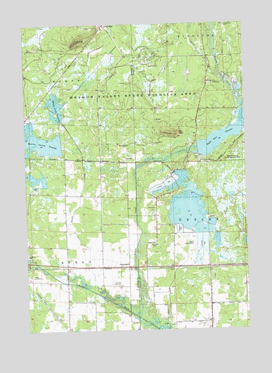 Shennington, WI USGS Topographic Map