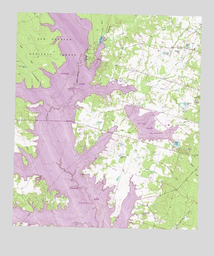 Shepard Hill, TX USGS Topographic Map
