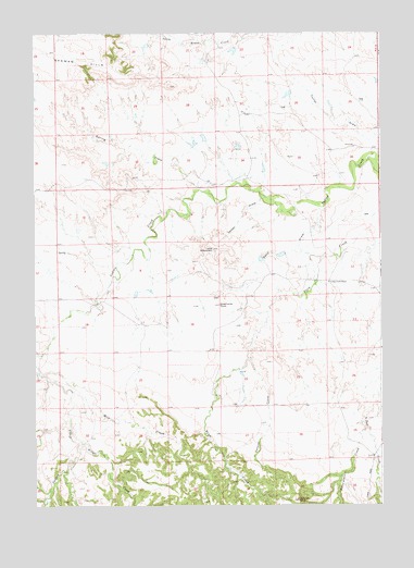 Shepherds Point, WY USGS Topographic Map