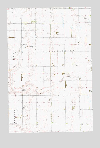Sherbrooke, ND USGS Topographic Map