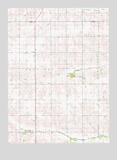 Sheridan, IA USGS Topographic Map