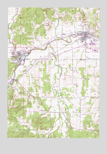 Sheridan, OR USGS Topographic Map