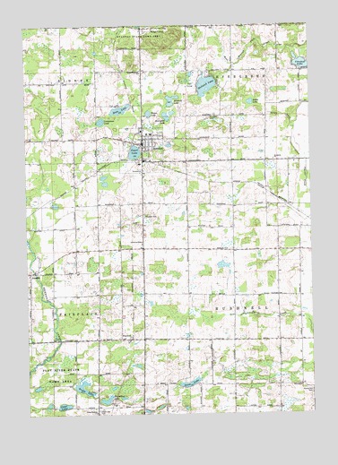 Sheridan, MI USGS Topographic Map