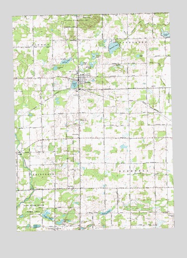 Sheridan, MI USGS Topographic Map
