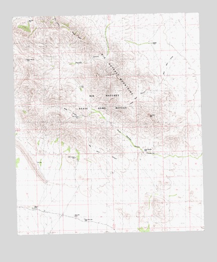Sheridan Canyon, NM USGS Topographic Map