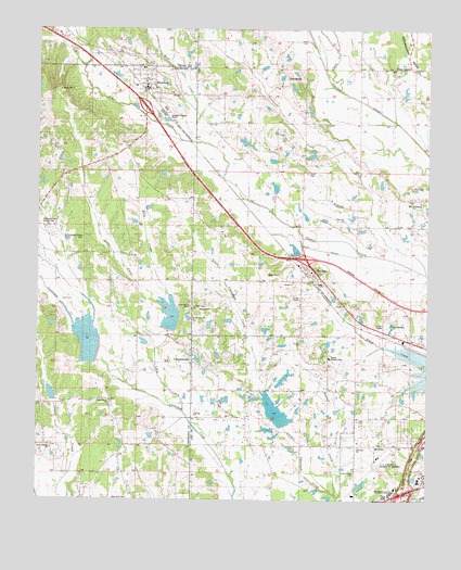 Sherman, MS USGS Topographic Map