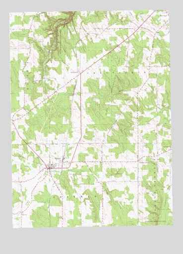 Sherman, NY USGS Topographic Map