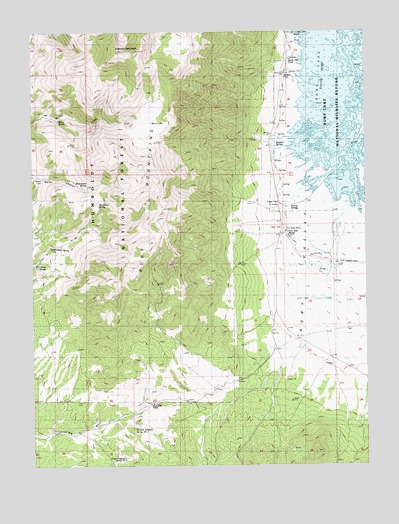 Sherman Mountain, NV USGS Topographic Map