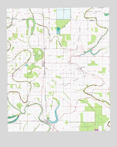 Sherrill, AR USGS Topographic Map