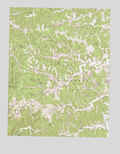Sherritts, OH USGS Topographic Map