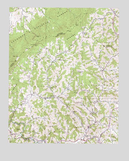 Sherwood, NC USGS Topographic Map