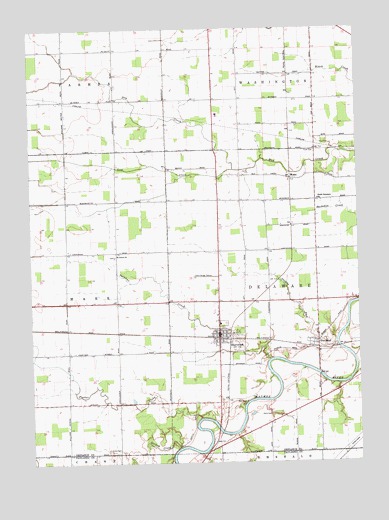 Sherwood, OH USGS Topographic Map