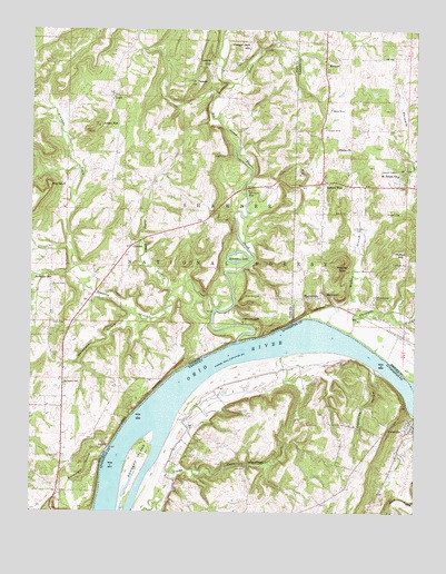 Shetlerville, IL USGS Topographic Map