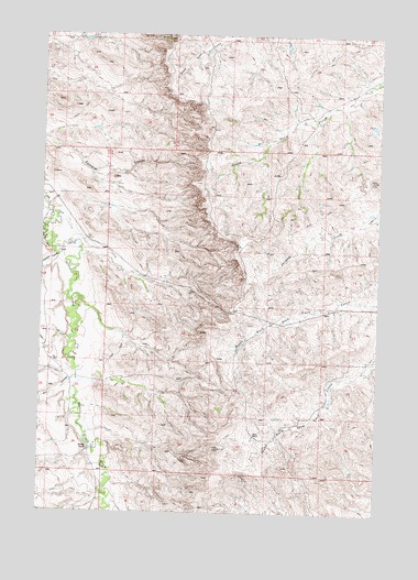 Shick Ranch, MT USGS Topographic Map