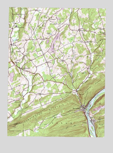 Shickshinny, PA USGS Topographic Map