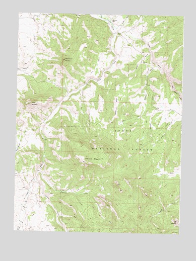 Shield Mountain, CO USGS Topographic Map