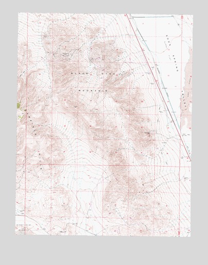 Black Dyke Mountain, NV USGS Topographic Map