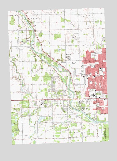 Shields, MI USGS Topographic Map