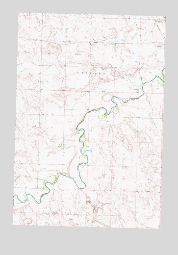 Shields, ND USGS Topographic Map