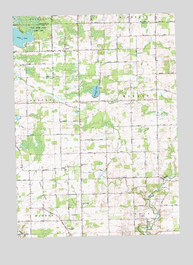 Shiloh, MI USGS Topographic Map