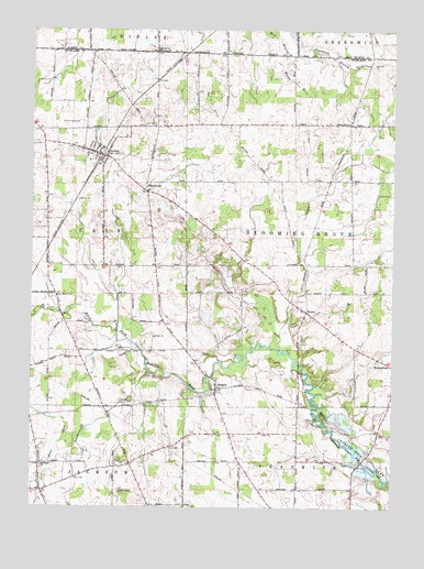 Shiloh, OH USGS Topographic Map