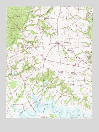 Shiloh, NJ USGS Topographic Map