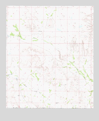 Shiloh Hills SE, NM USGS Topographic Map