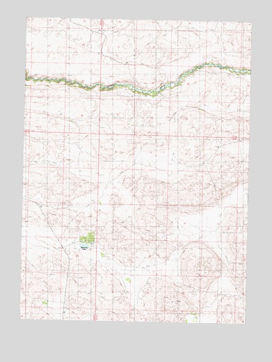 Shimmins Lake, NE USGS Topographic Map