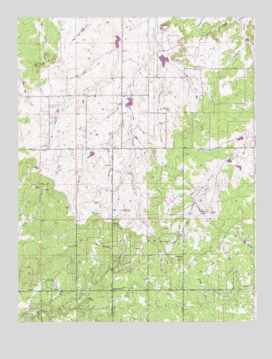 Black Forest, CO USGS Topographic Map