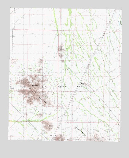 Black Gap, AZ USGS Topographic Map