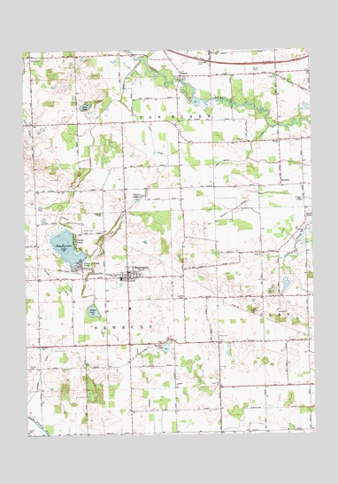 Shipshewana, IN USGS Topographic Map