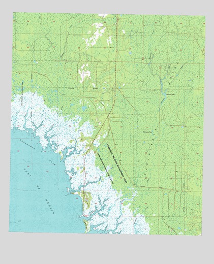 Shired Island, FL USGS Topographic Map