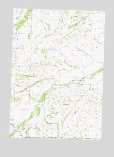 Black Gulch, MT USGS Topographic Map