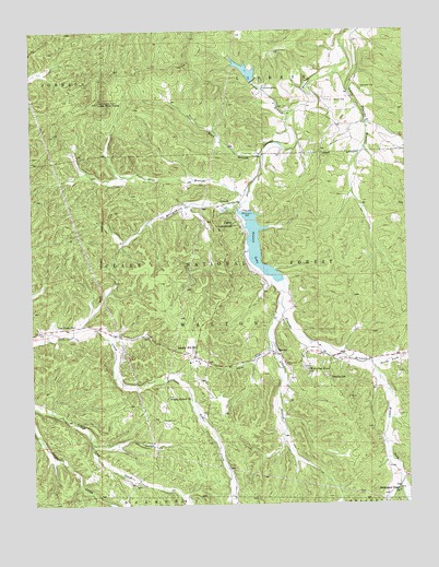 Shirley, MO USGS Topographic Map