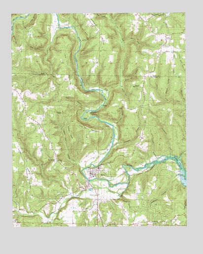 Shirley, AR USGS Topographic Map
