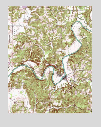 Shoals, IN USGS Topographic Map