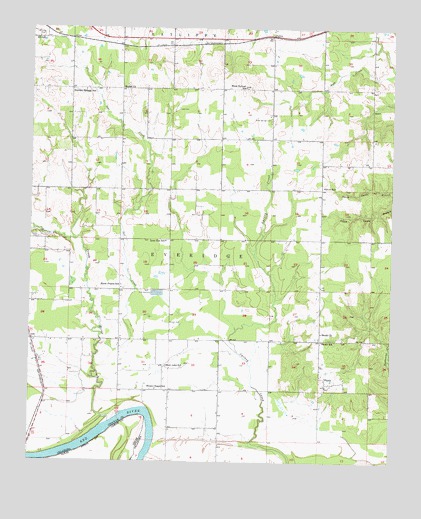 Shoals, OK USGS Topographic Map