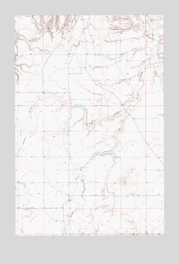 Shonkin NW, MT USGS Topographic Map