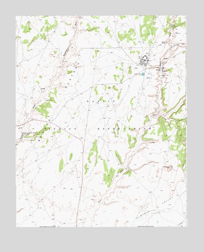 Shonto, AZ USGS Topographic Map