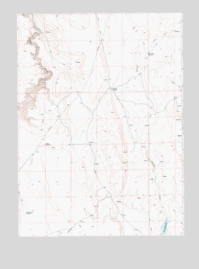 Shoofly Springs, ID USGS Topographic Map
