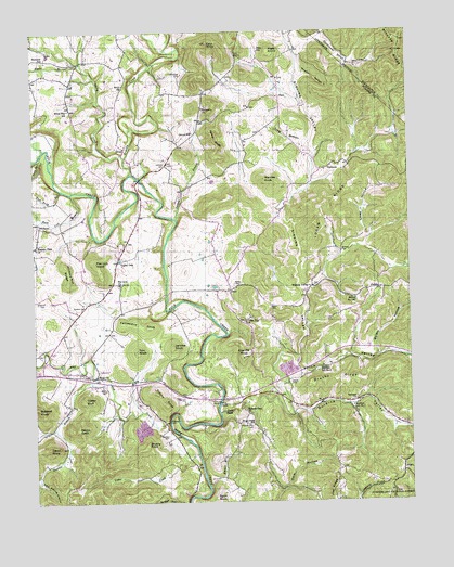Shopville, KY USGS Topographic Map