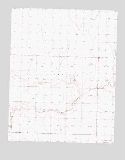 Shore Airport SW, KS USGS Topographic Map