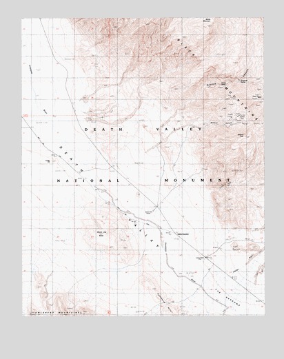 Shore Line Butte, CA USGS Topographic Map