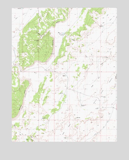 Short Canyon, UT USGS Topographic Map