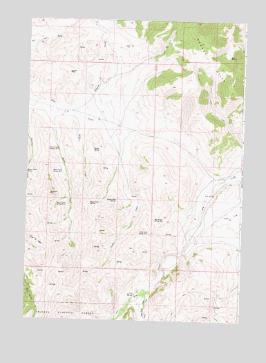 Short Creek, ID USGS Topographic Map