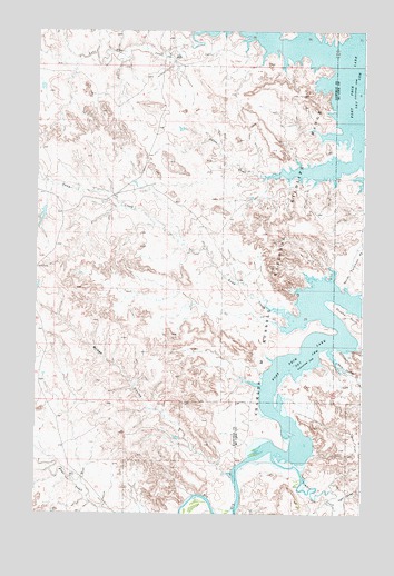 Short Creek, MT USGS Topographic Map